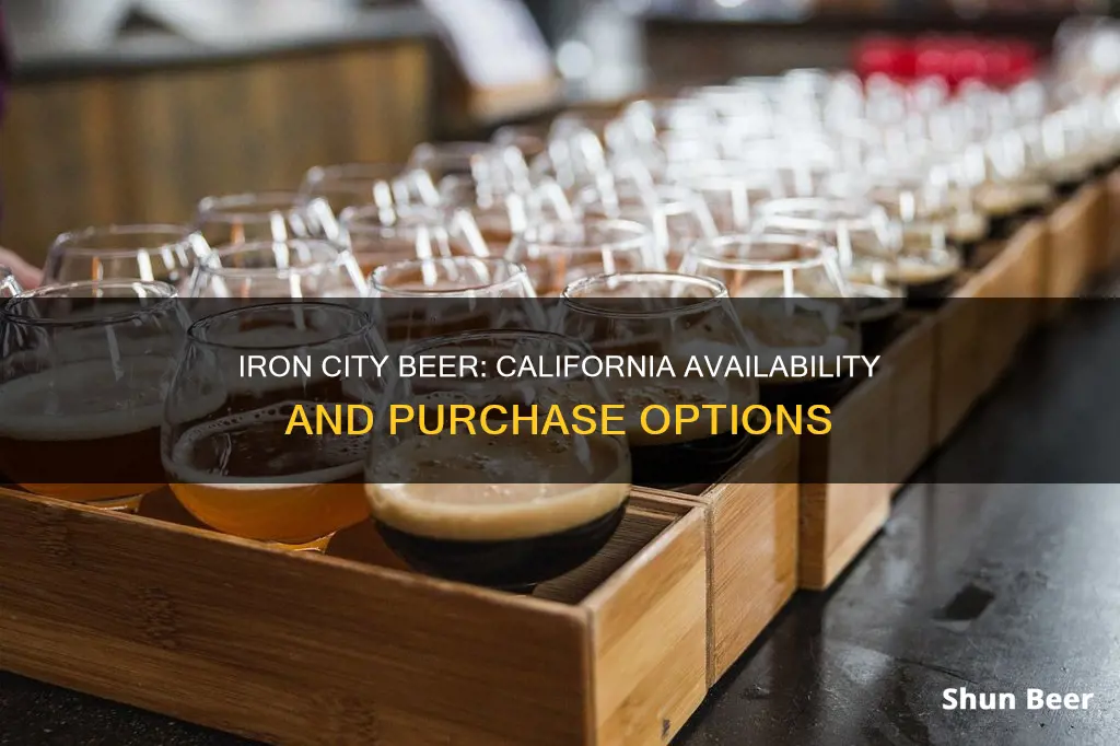 where can i buy iron city beer in california