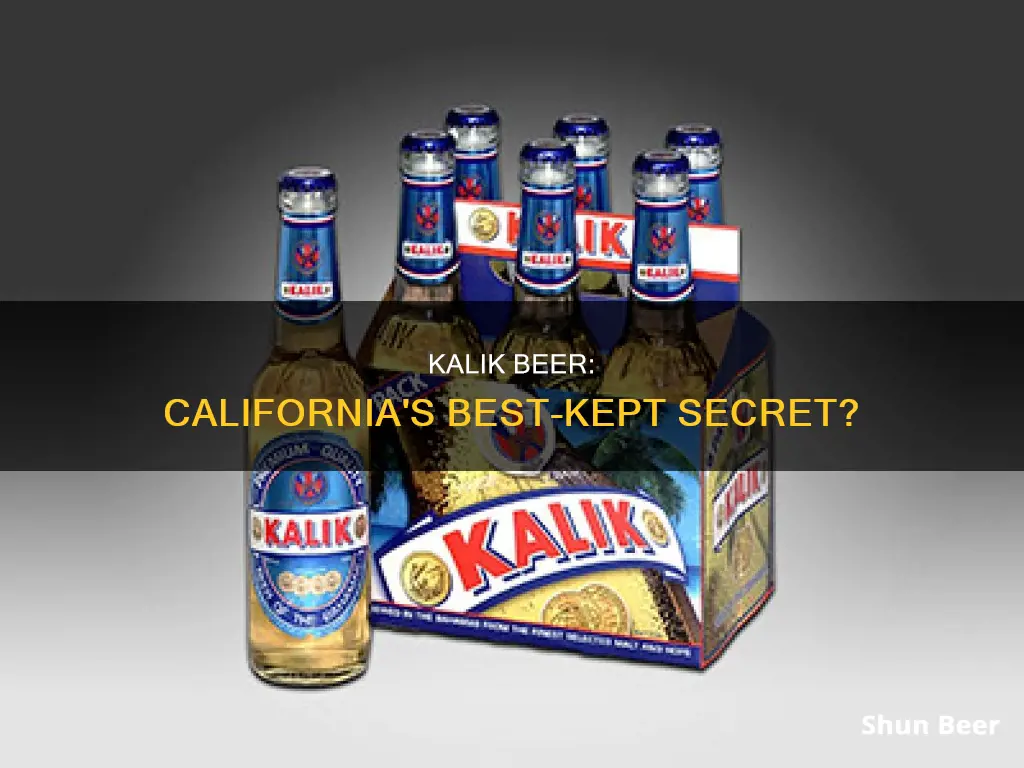 where can i buy kalik beer in california