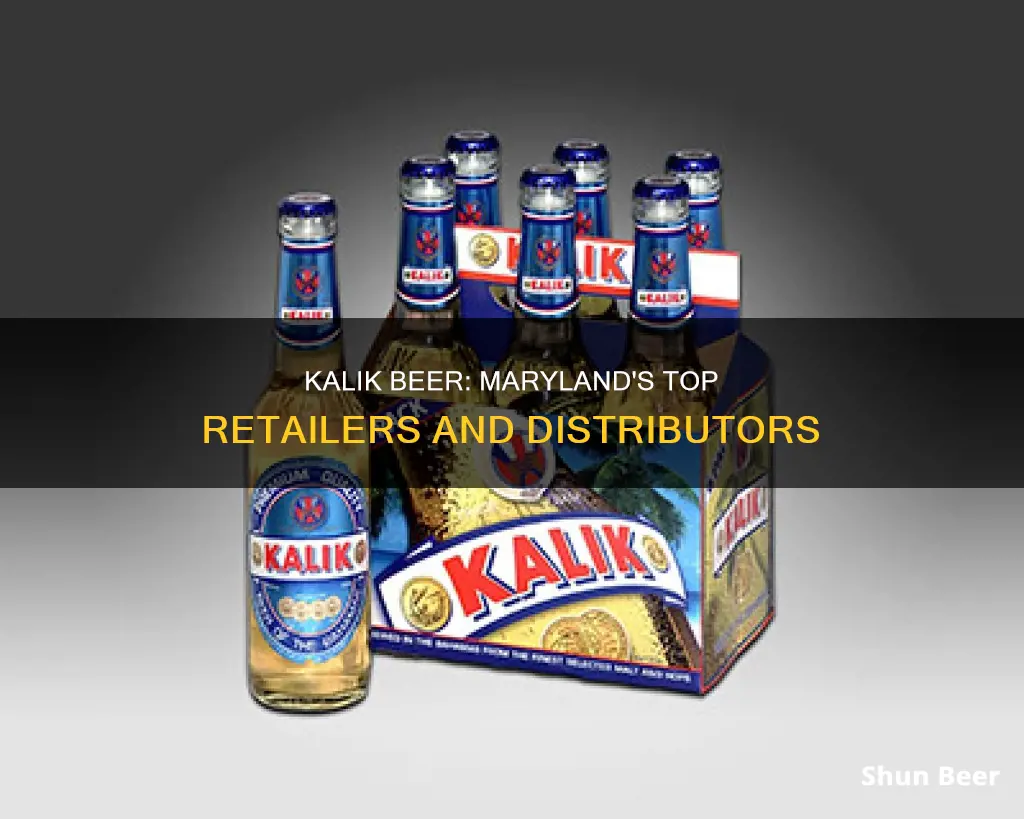 where can i buy kalik beer in maryland