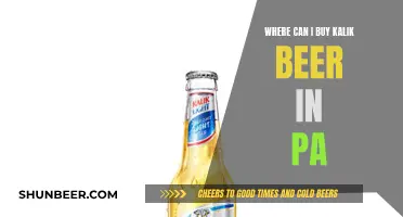 Kalik Beer: Where to Buy in Pennsylvania?