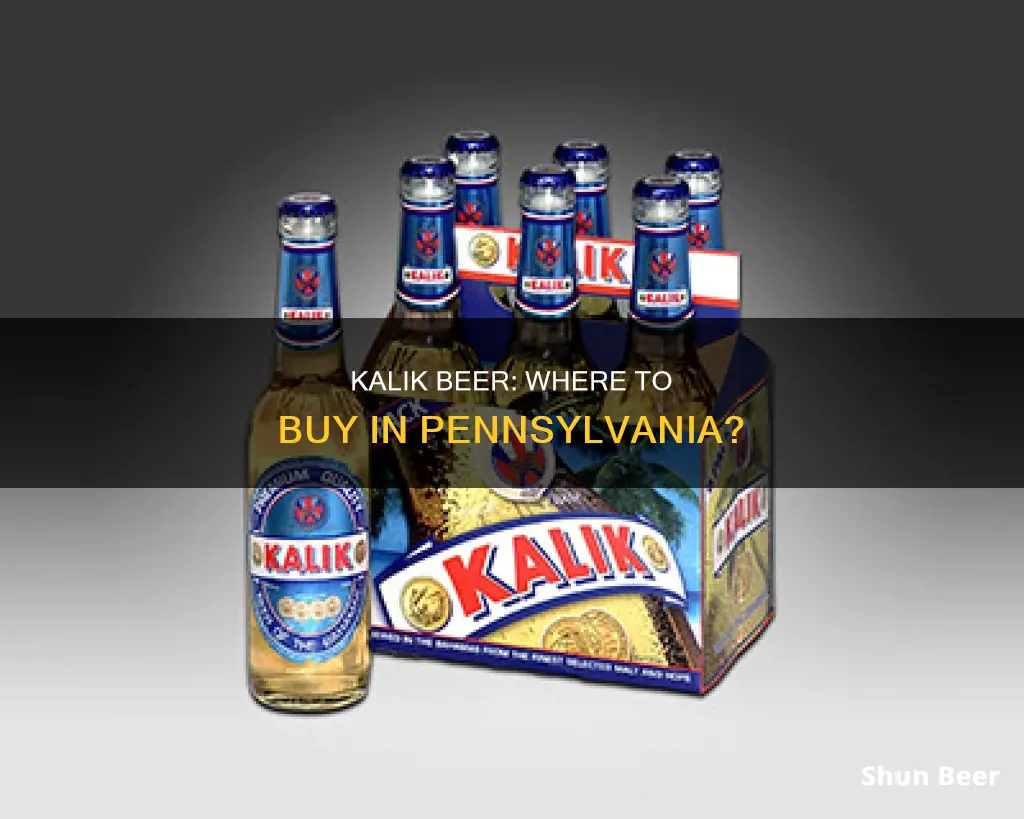 where can i buy kalik beer in pa