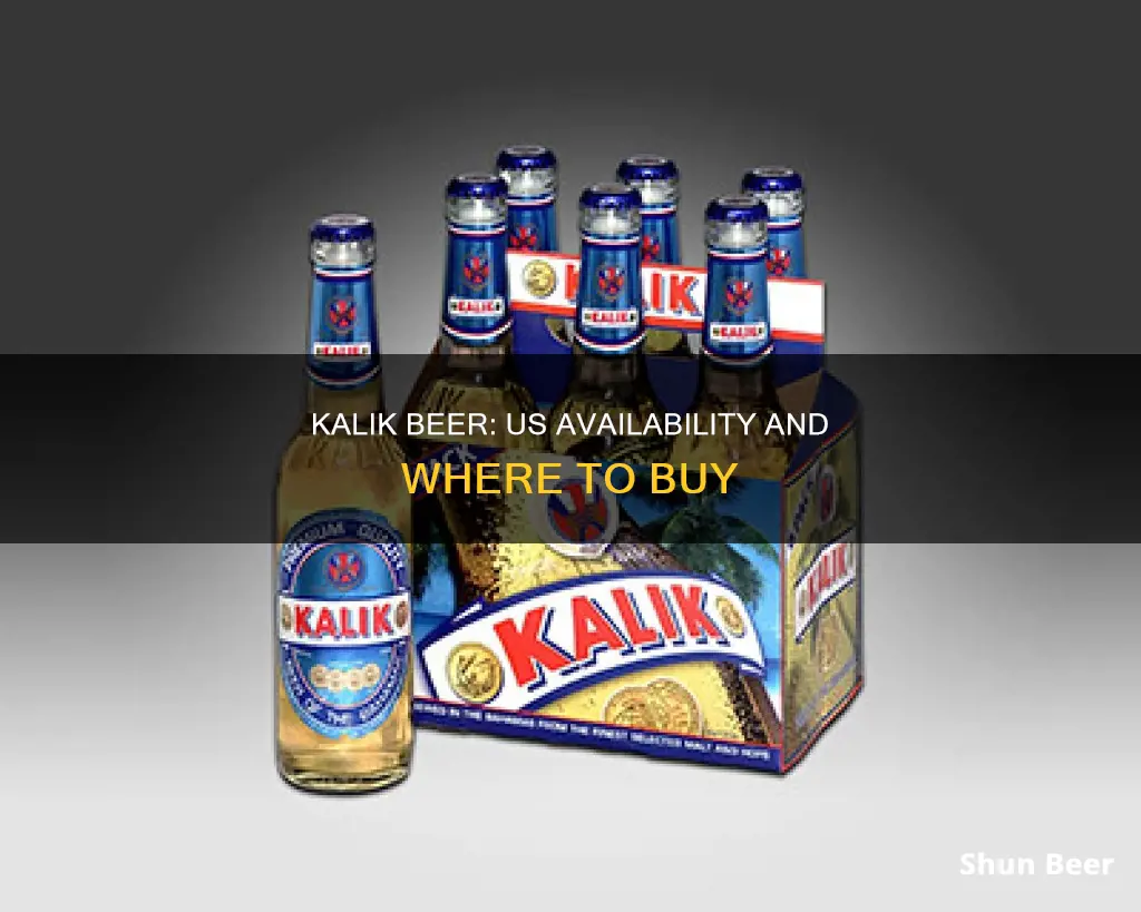 where can i buy kalik beer in the us