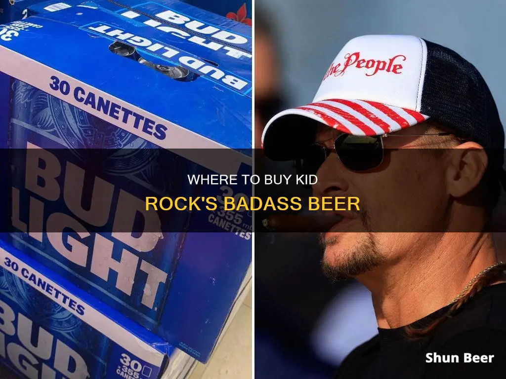 where can i buy kid rock badass beer