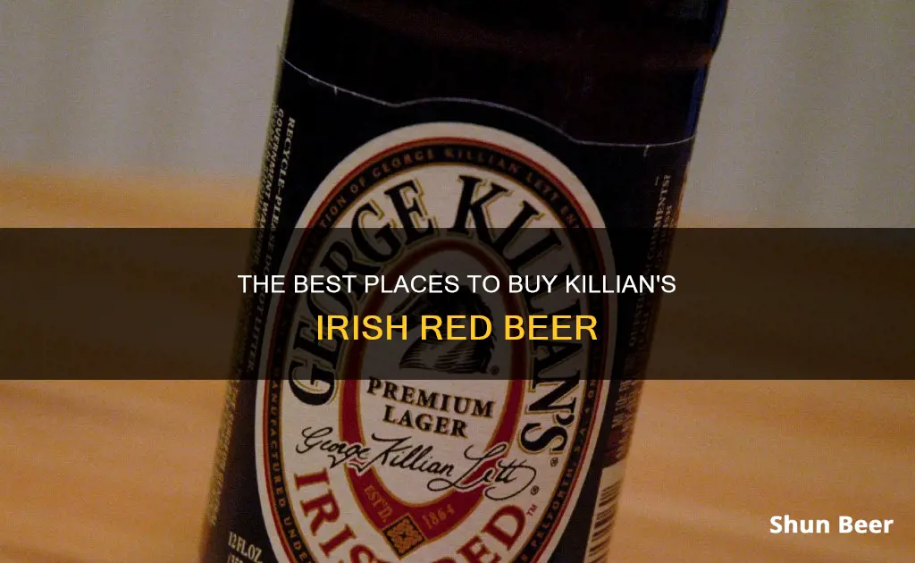 where can i buy killians irish red beer