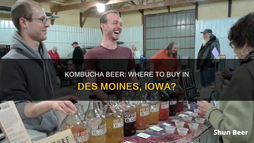 where can i buy kombucha beer in des moines iowa