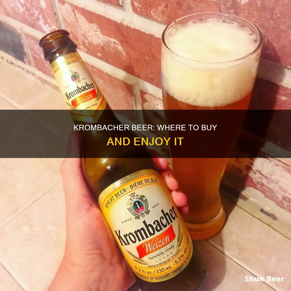 where can i buy krombacher beer