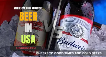 Krusovice Beer: Where to Buy in the USA?