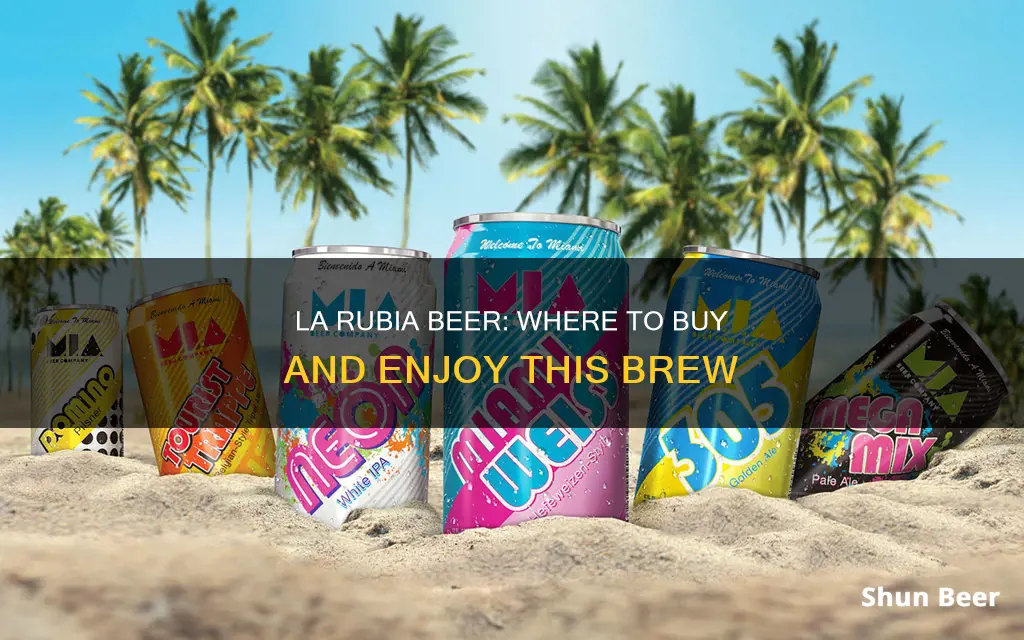 where can i buy la rubia beer