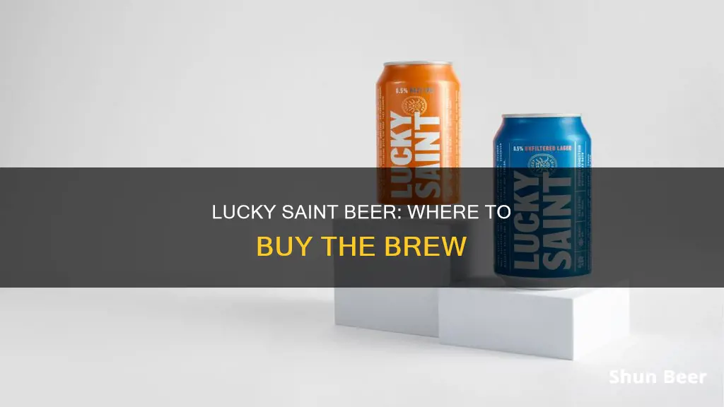 where can i buy lucky saint beer