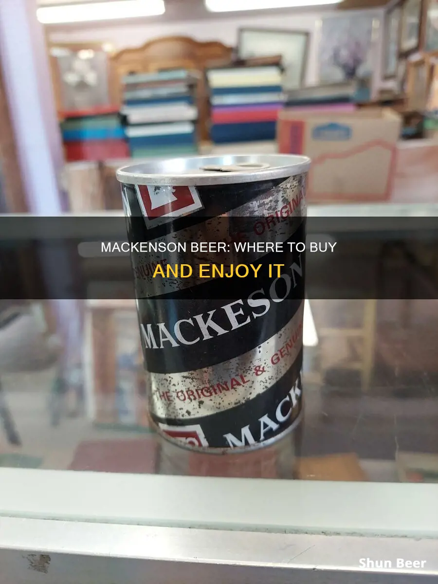 where can i buy mackenson beer