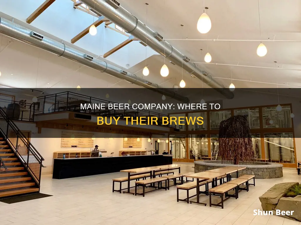 where can i buy maine beer company beer