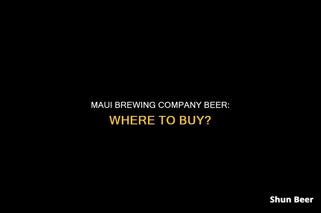 where can i buy maui brewing company beer