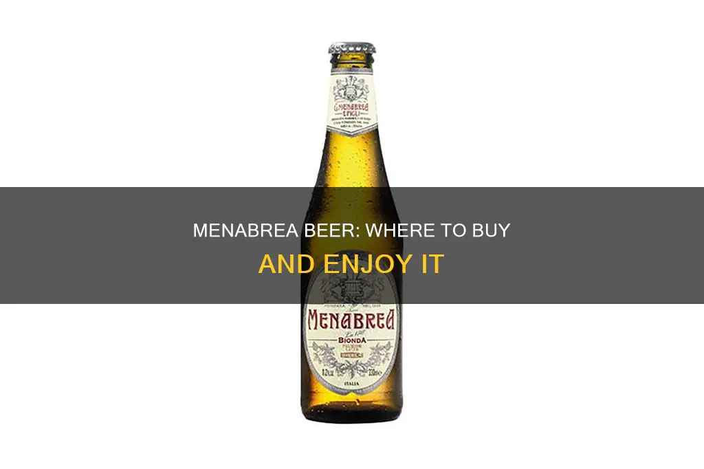 where can i buy menabrea beer