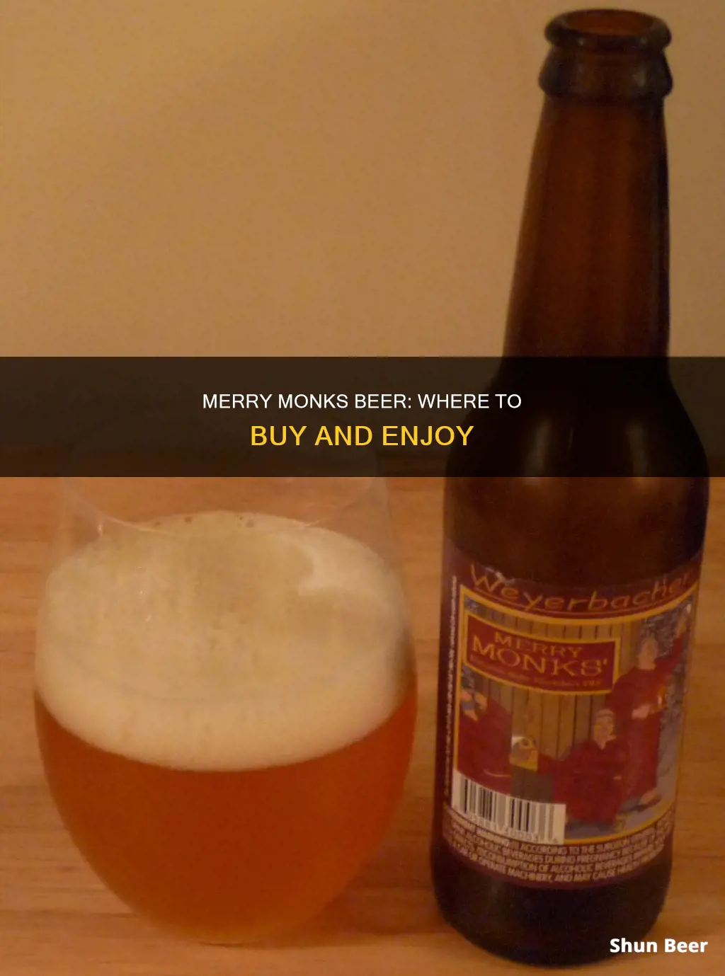 where can i buy merry monks beer