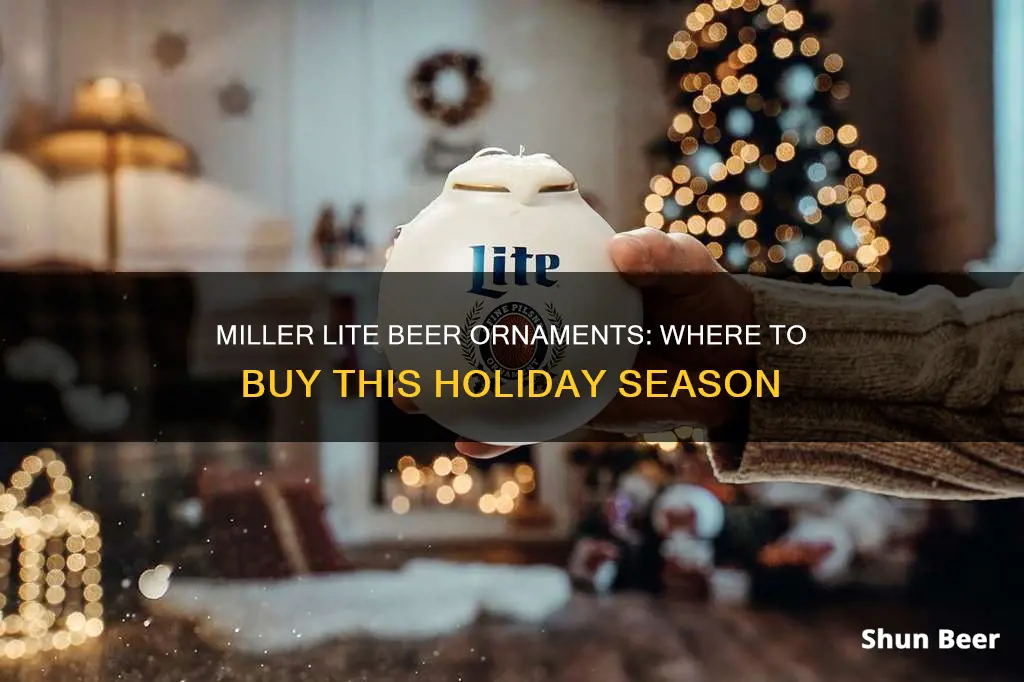 where can i buy miller lite beer ornaments