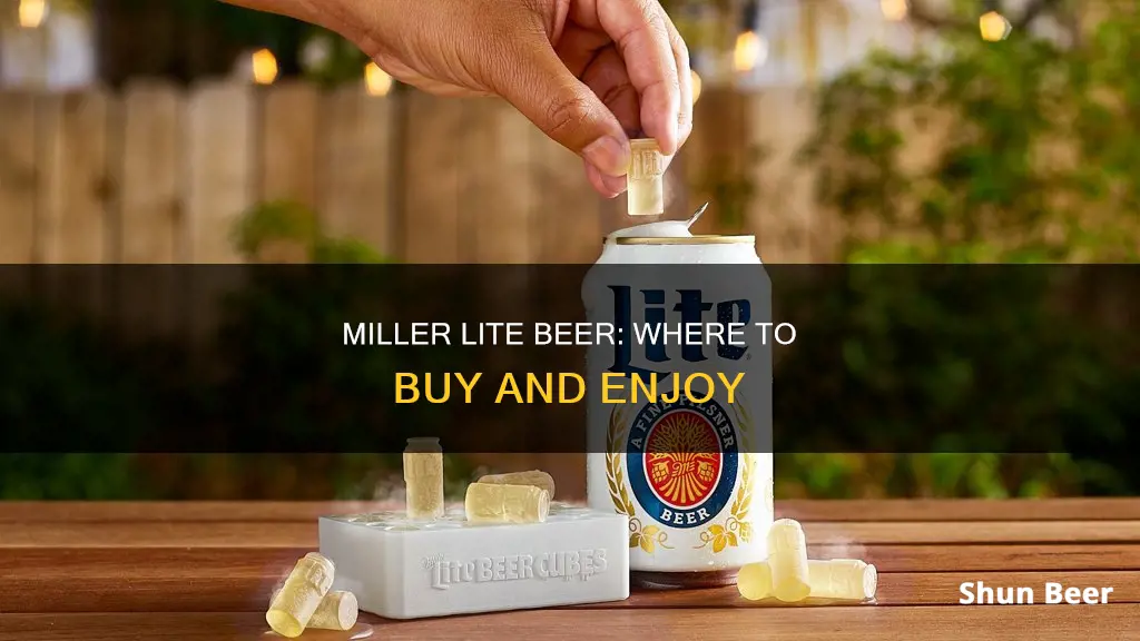 where can i buy miller lite beer