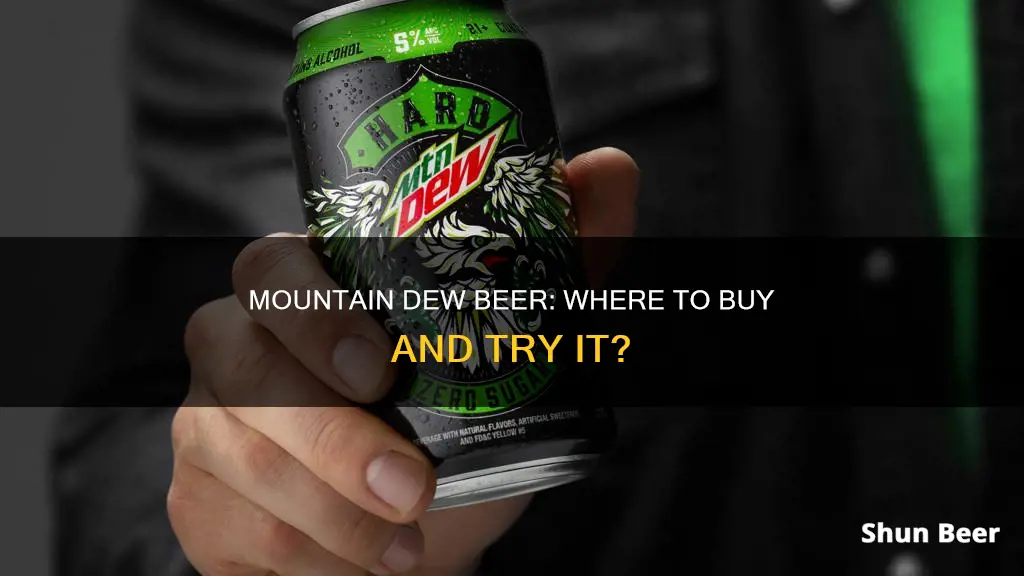 where can i buy mountain dew beer