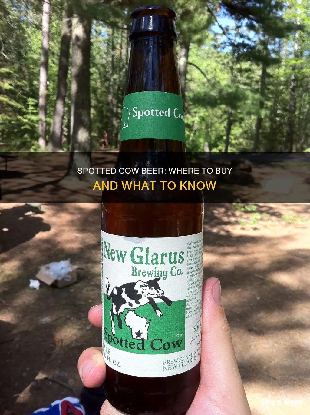 where can i buy new glarus spotted cow beer