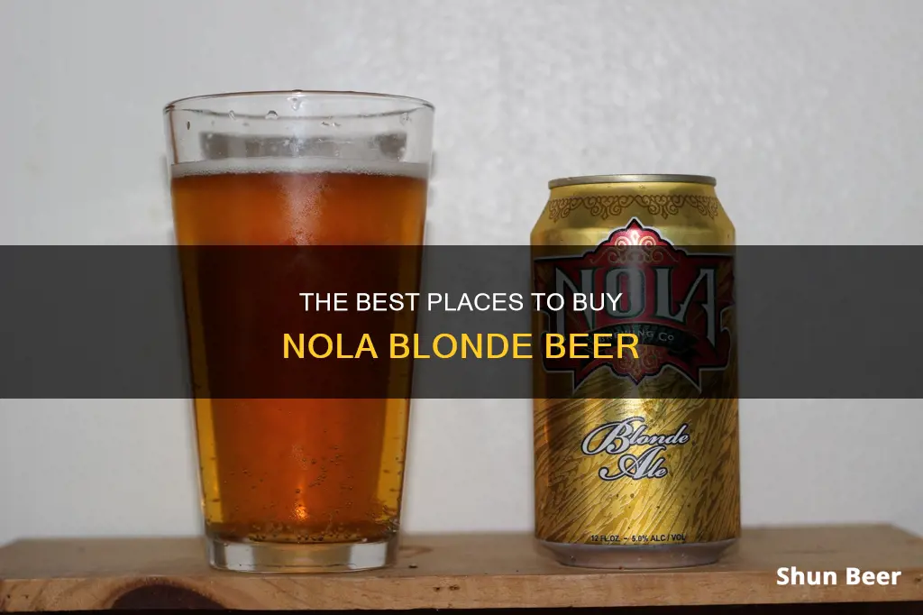 where can i buy nola blonde beer