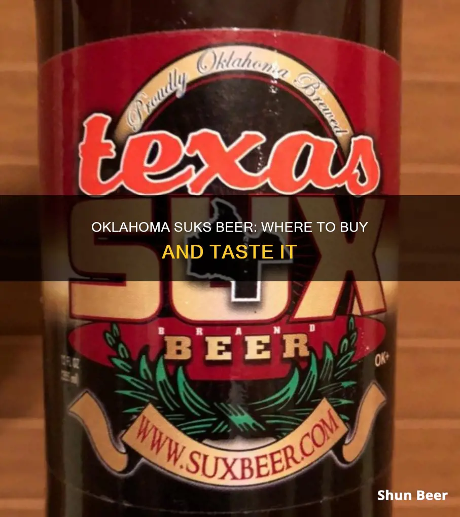 where can i buy oklahoma suks beer