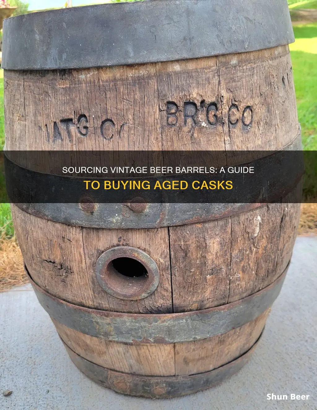 where can i buy old beer barrels