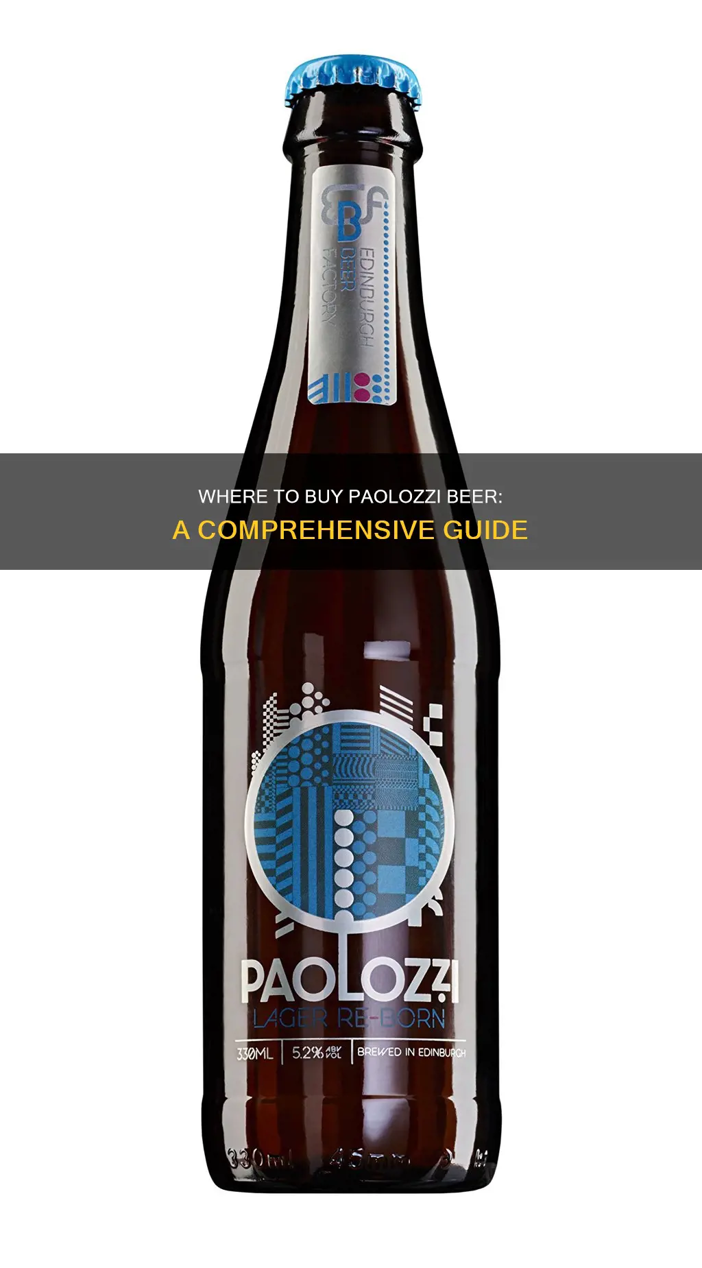 where can i buy paolozzi beer