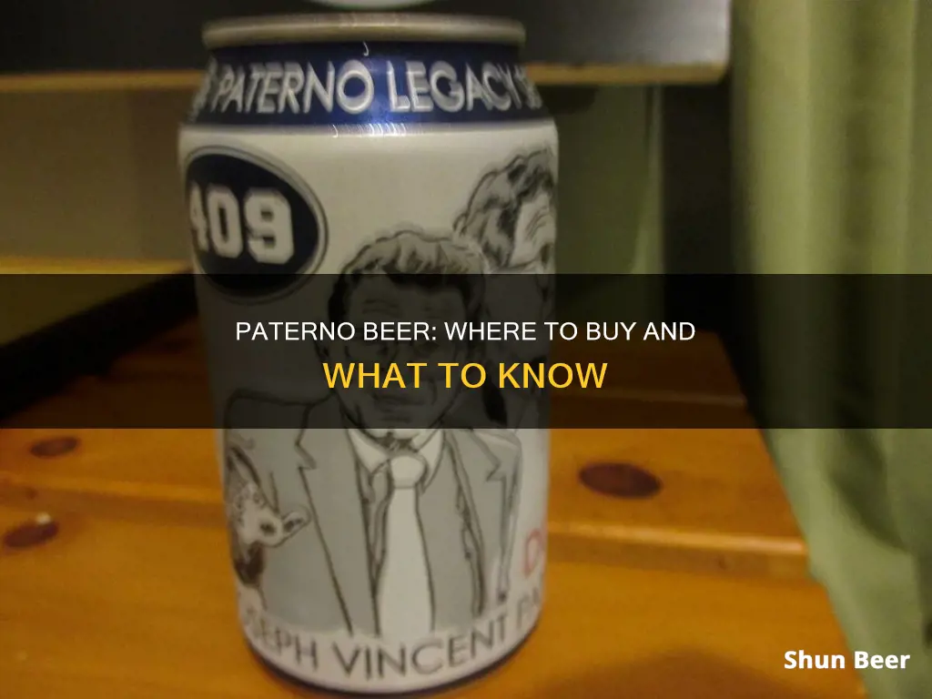 where can i buy paterno beer