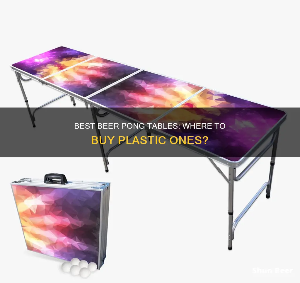 where can i buy plastic beer pong table