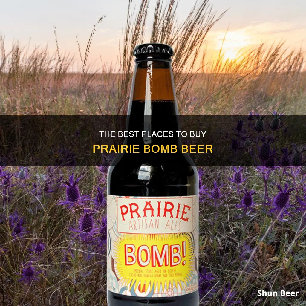 where can i buy prairie bomb beer