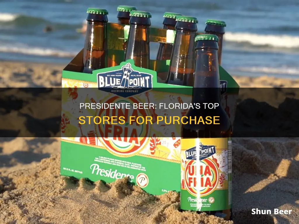 where can i buy presidente beer in florida