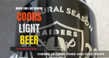 Raiders Coors Light Beer: Where to Buy?