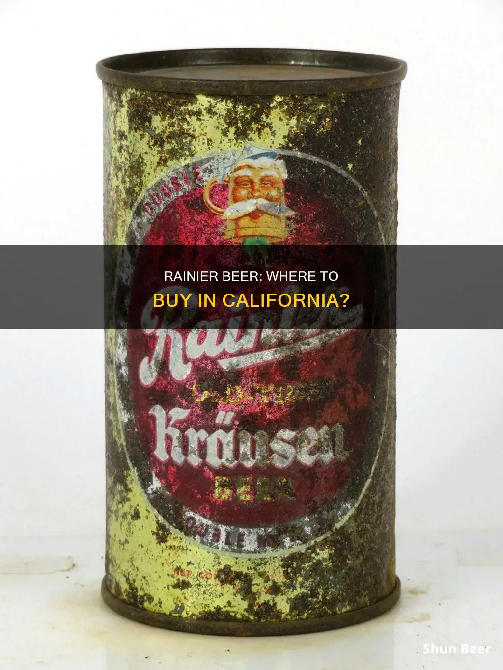 where can i buy rainier beer in california