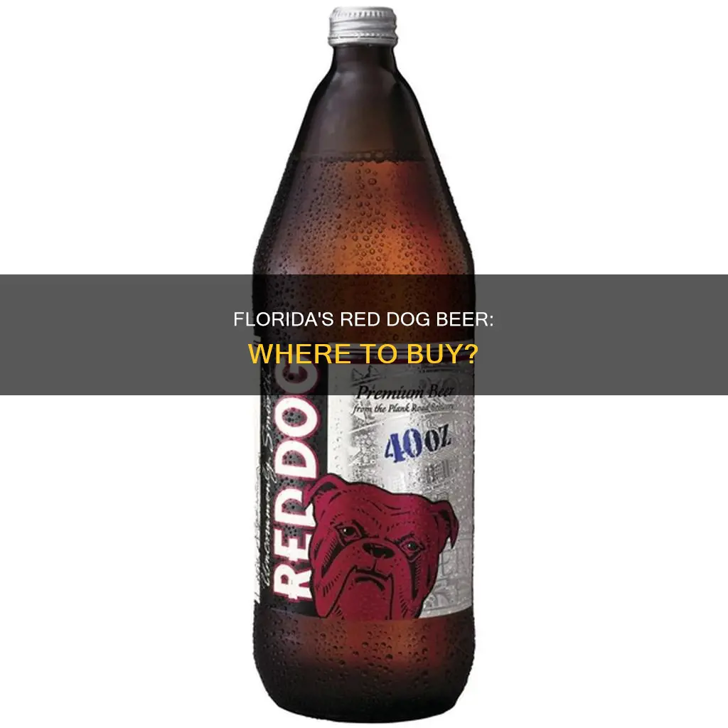 where can i buy red dog beer in florida