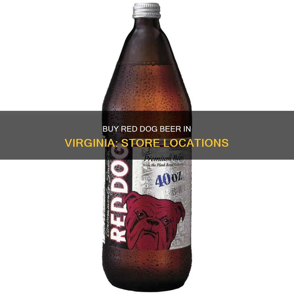 where can i buy red dog beer in virginia