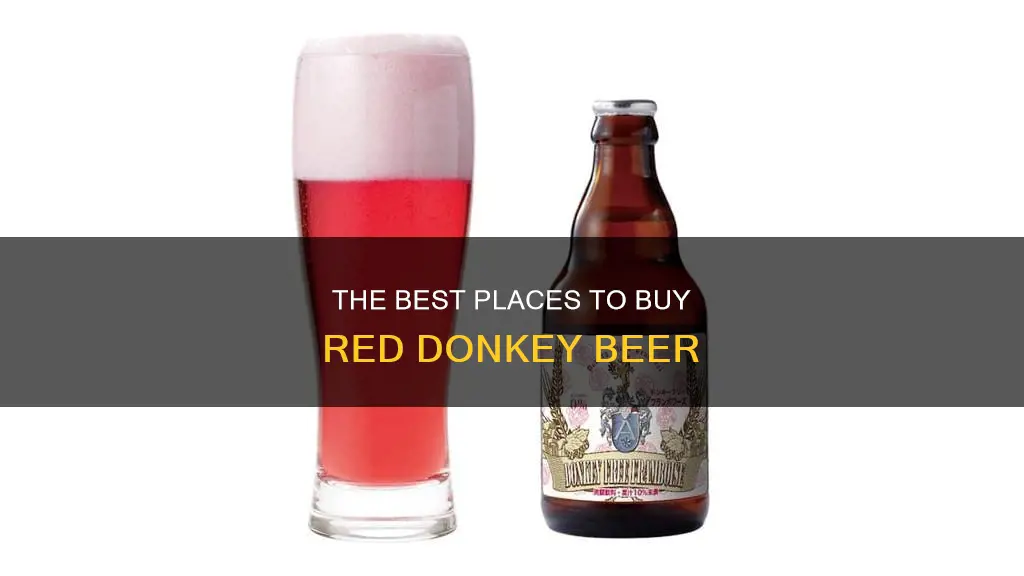 where can i buy red donkey beer