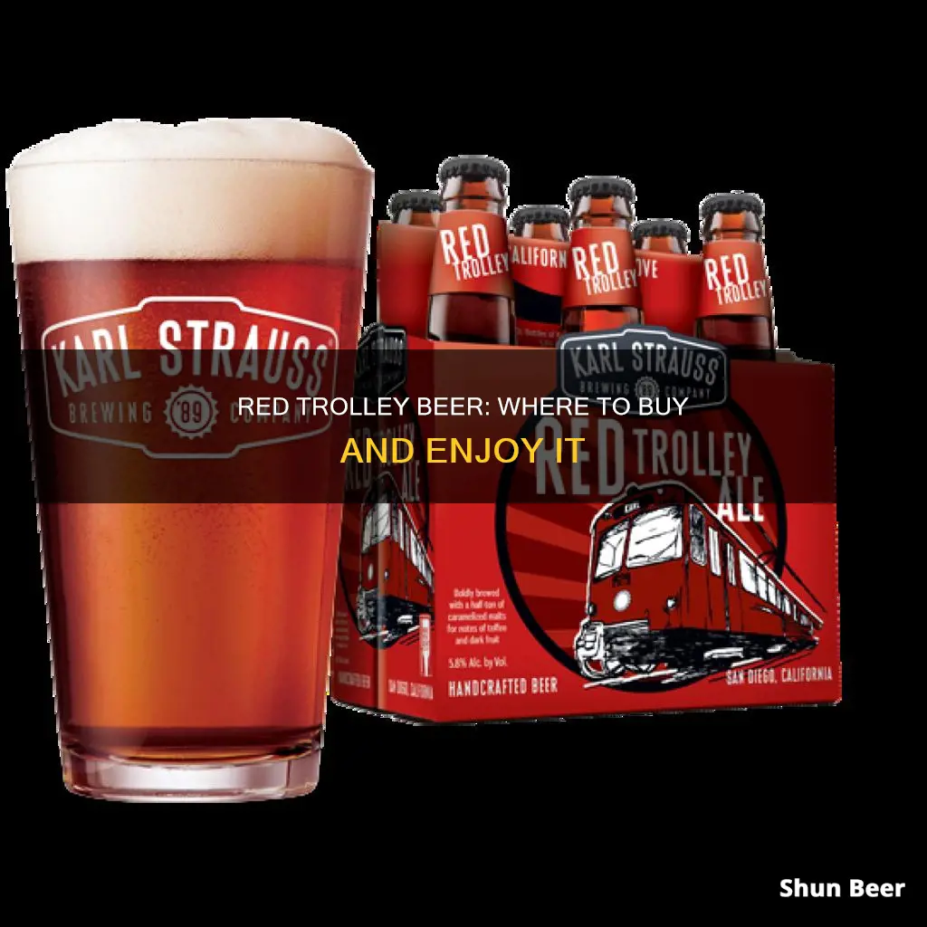 where can i buy red trolley beer