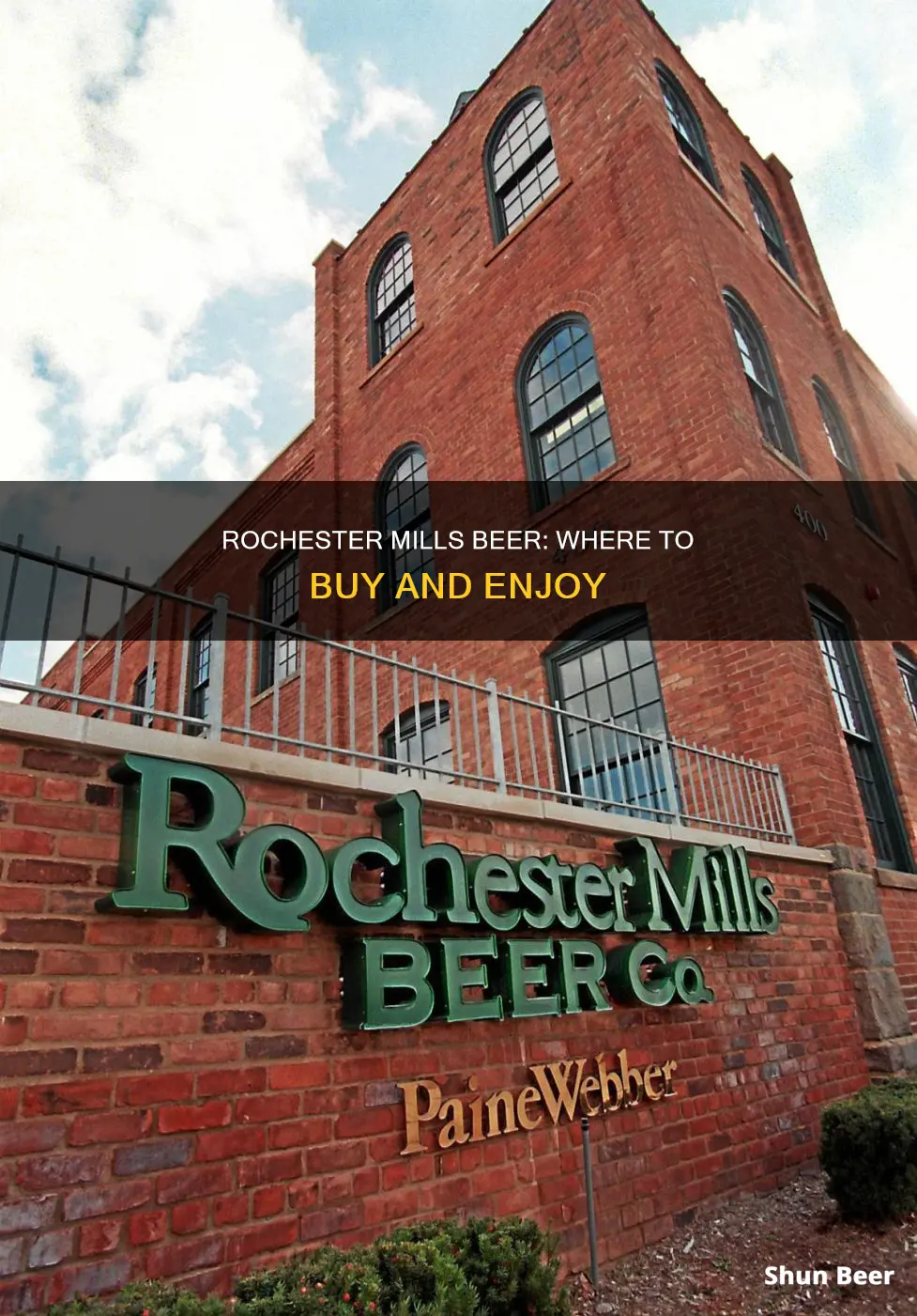 where can i buy rochester mills beer