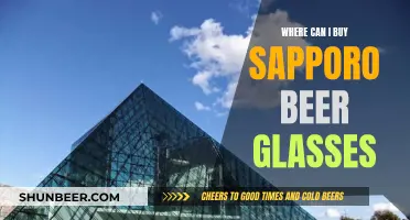 Sapporo Beer Glasses: Where to Buy Authentic Glassware