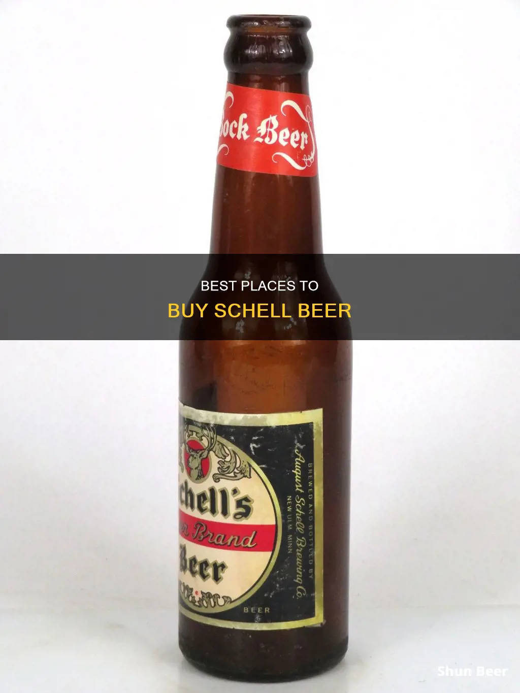 where can i buy schell beer