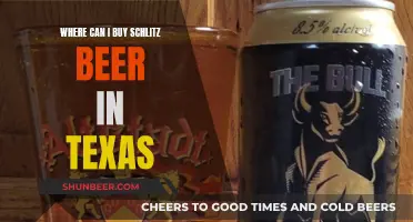 Schlitz Beer: Where to Buy in Texas?