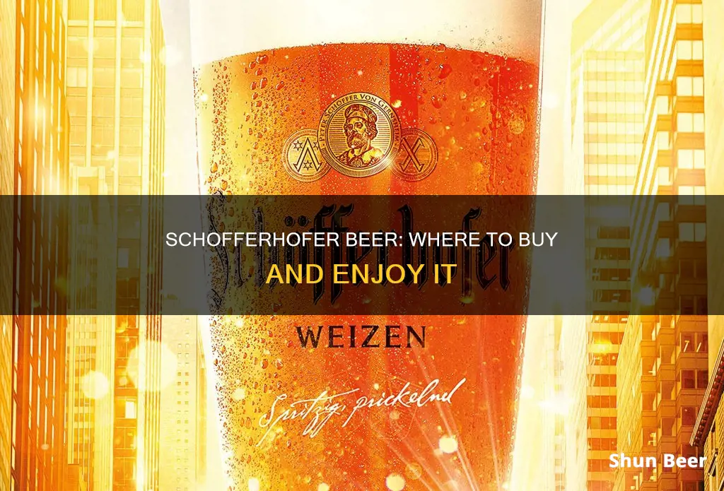 where can i buy schofferhofer beer