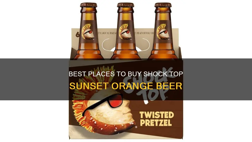 where can i buy shock top sunset orange beer