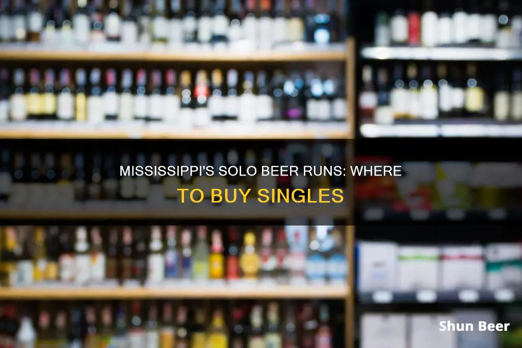 where can i buy single beers in missippi