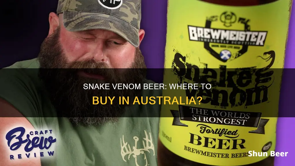 where can i buy snake venom beer in australia