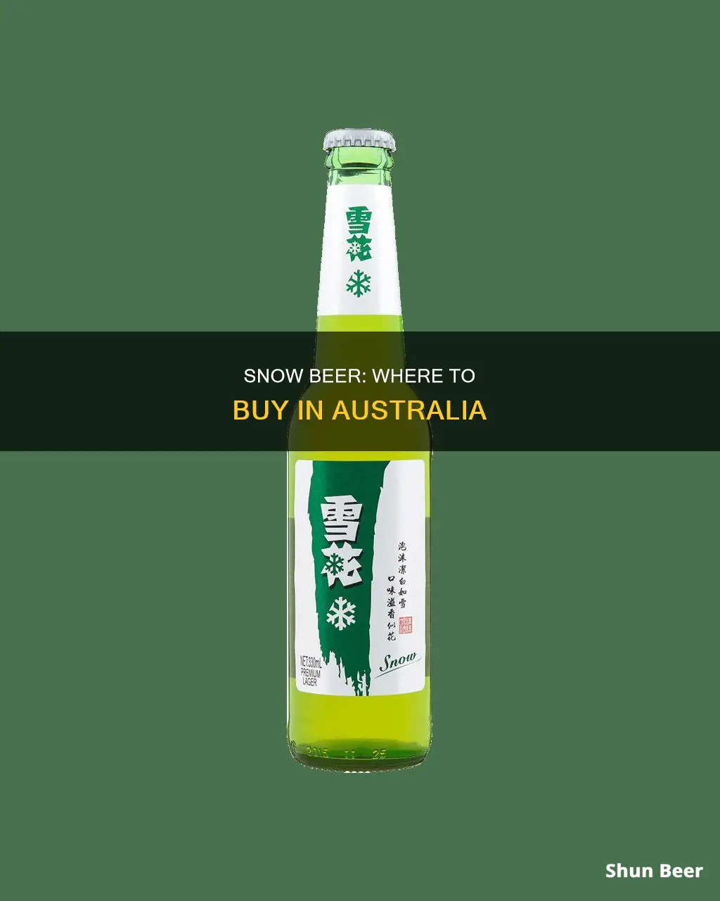 where can i buy snow beer in australia