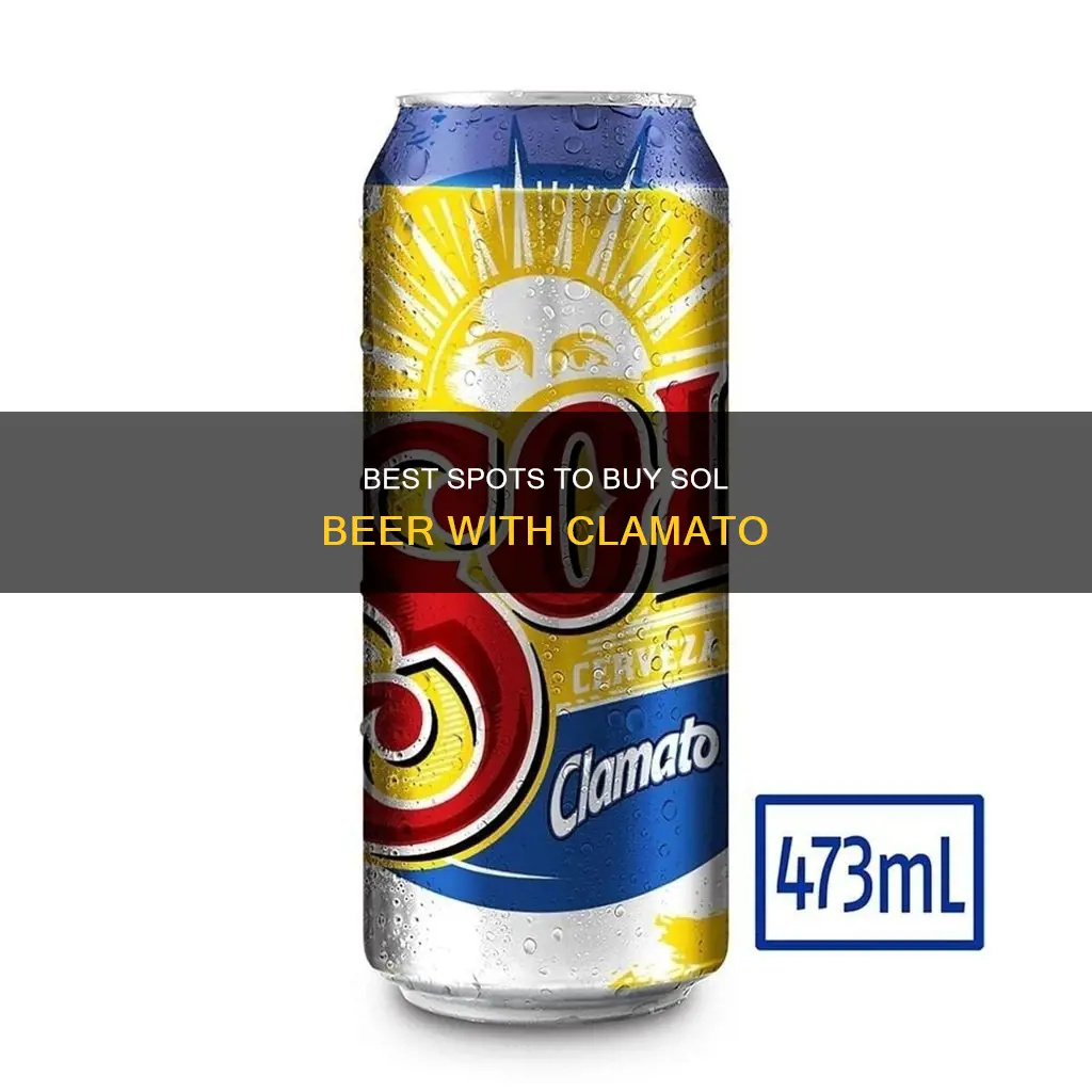 where can i buy sol beer with clamato