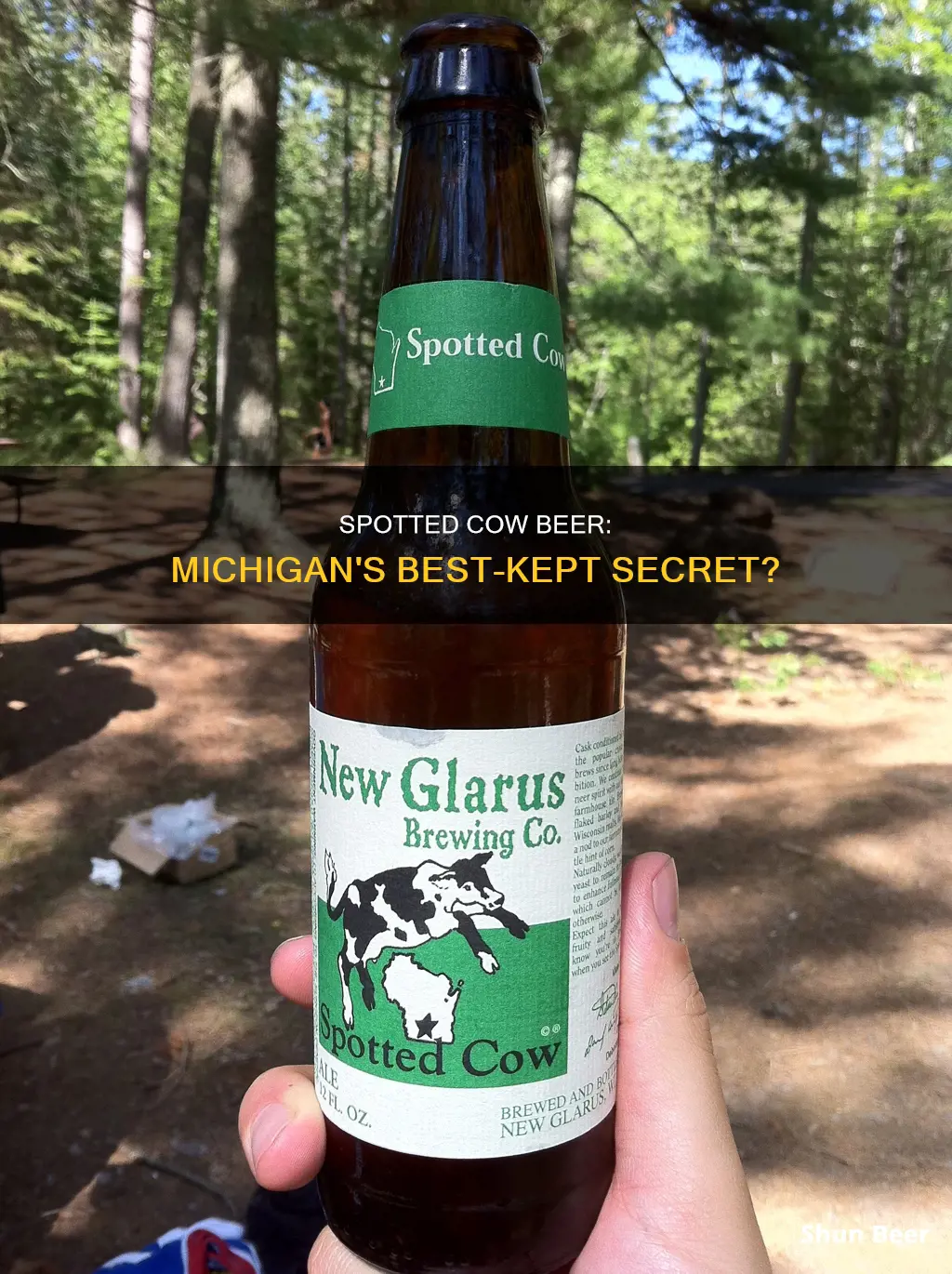 where can i buy spotted cow beer in michigan