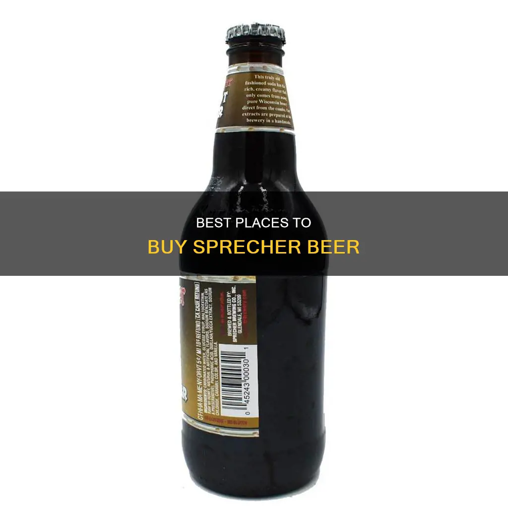 where can i buy sprecher beer