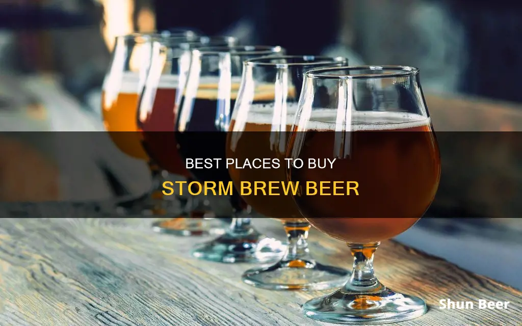 where can i buy storm brew beer