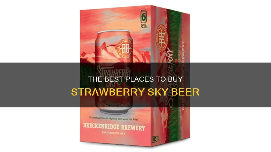 where can i buy strawberry sky beer